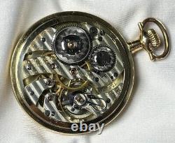 Rare 1911 Hamilton Grd 952 Mod 3 16s 19j Pocket Watch Ham Dial withMin 14K GF Case