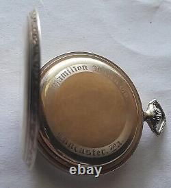 Rare 1916, Hamilton, Size 12,19 Jewels Pocket Watch. FREE 4 DAY SHIPPING