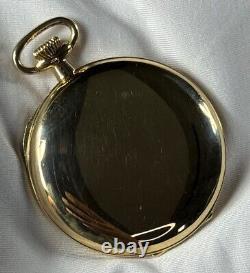 Rare 1921 Hamilton 12s 19j Grd. 900 Model 1 Pocket Watch 14K Gold in Orig. Box