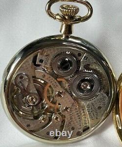 Rare 1921 Hamilton 12s 19j Grd. 900 Model 1 Pocket Watch 14K Gold in Orig. Box