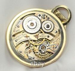 Rare 1926 Hamilton Grade 950 Model 3 16s 23j RG Pocket Watch 10K GF BOC Case