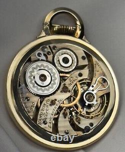 Rare 1926 Hamilton Grade 950 Model 3 16s 23j RG Pocket Watch 10K GF BOC Case