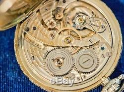 Rare 1926 Hamilton Heavy 18kt White Gold 922 Masterpiece Pocket Watch
