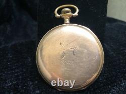 Rare Antique Hamilton Early 1900s Gold Fill Fahys Pocket Watch with Serial Number