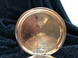 Rare Antique Hamilton Early 1900s Gold Fill Fahys Pocket Watch with Serial Number