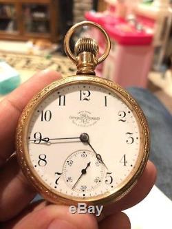 Rare Ball Hamilton 999B 17 jewel RailRoad grade size 18 pocket watch