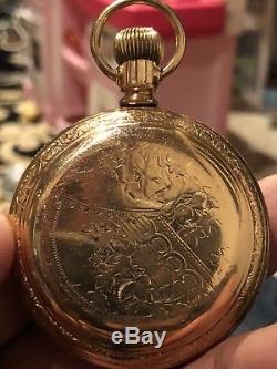 Rare Ball Hamilton 999B 17 jewel RailRoad grade size 18 pocket watch