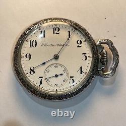 Rare Early Hamilton Grade 977 Antique Pocket Watch 16s With 16 Jewels Runs