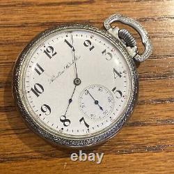 Rare Early Hamilton Grade 977 Antique Pocket Watch 16s With 16 Jewels Runs