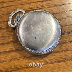 Rare Early Hamilton Grade 977 Antique Pocket Watch 16s With 16 Jewels Runs