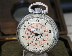 Rare HAMILTON AIRCRAFT NAVIGATION MASTER WATCH 3992B Taschenuhr pocket watch