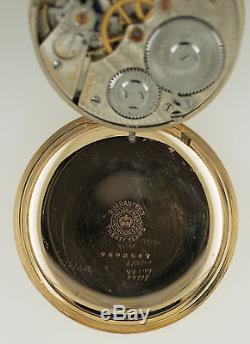 Rare Hamilton 16s 21J Grade 992 GF OF Ferguson Dial Railroad Pocket Watch