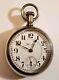 Rare Hamilton 17j. Adj. 18s. 938 Montgomery Dial Railroad Pocket Watch Silverode