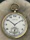 Rare Hamilton 920 Pocket Watch Triple Signed Solid 14k Gold 23 Jewel 12 Size Wow