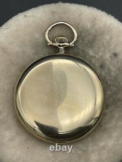 Rare Hamilton 920 Pocket Watch Triple Signed Solid 14K Gold 23 Jewel 12 Size WOW