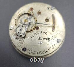 Rare Hamilton 937 18s Pocket Watch Movement Fred McIntyre So McAlester