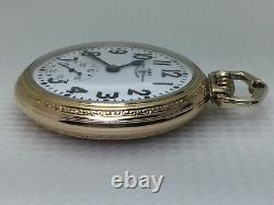 Rare Hamilton Ball Grade 998 Elinvar 23J 16S Pocket Watch SERVICED