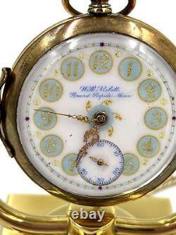 Rare! Hamilton Will Nisbett Railroad gold filled pocket watch