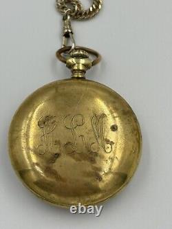 Rare! Hamilton Will Nisbett Railroad gold filled pocket watch