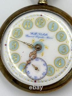 Rare! Hamilton Will Nisbett Railroad gold filled pocket watch