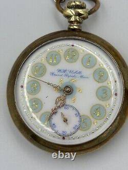 Rare! Hamilton Will Nisbett Railroad gold filled pocket watch