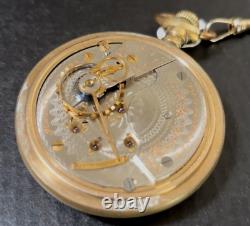 Rare! Hamilton Will Nisbett Railroad gold filled pocket watch