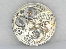 Rare Tophat 12s Hamilton Diamond Dial 21 Jewel Gr. 904 Pocket Watch, Running