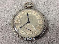 Rare Vintage Antique 1938 Hamilton Rail Road Pocket Watch 916 17 Jewels