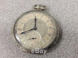 Rare Vintage Antique 1938 Hamilton Rail Road Pocket Watch 916 17 Jewels