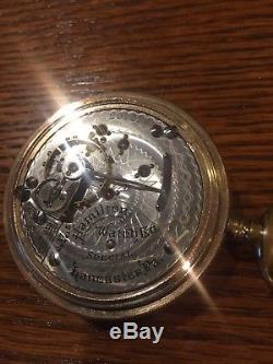 Rare hamilton Antique Pocket Watch 18s 925 Special Sibely Iowa