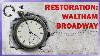 Restoration Of A Waltham 1857 Antique Pocket Watch Broadway Grade