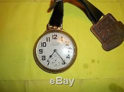 Running Hamilton Railway Special pocket watch lever set 21 jewel 992 With Fob