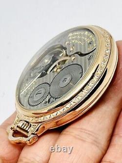 SERVICED 1922 Hamilton 16S 21J Grade 992 Display Clear Back BOC Pocket Watch