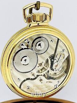 SERVICED 1930 Hamilton 16S 21J Grade 992E Clear Back Mainliner Pocket Watch