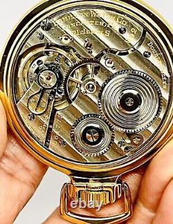 SERVICED 1930 Hamilton 16S 21J Grade 992E Clear Back Mainliner Pocket Watch