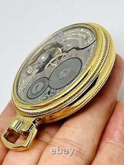 SERVICED 1930 Hamilton 16S 21J Grade 992E Clear Back Mainliner Pocket Watch