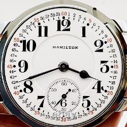 SERVICED 1953 Hamilton 16S 23J Gr 950B Railroad Marriage Wrist Pocket Watch Runs