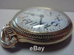 SUPERB Original HAMILTON 992B RAILROAD Pocket Watch with Perfect Montgomery Dial