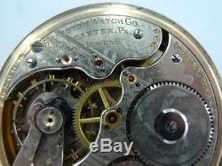 Scarce 1909 Hamilton Double Roller 992 21 Jewels High Grade Pocket Watch