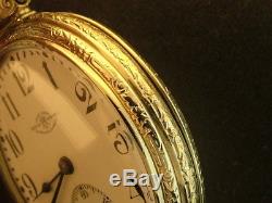 Scarce Ball Hamilton 999 21j Railroad With Official Rr Standard Pocket Watch