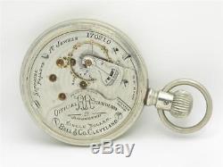 Scarce Double Sunk 18s Ball Hamilton Official Rr Standard 17 Jewel Pocket Watch