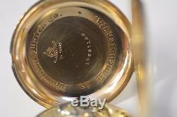 Scarce Hamilton 16 size Pocket Watch 23 Jewel Model 950 gold train 1918