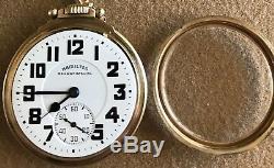 Scarce Hamilton 950 Elinvar Railway Special Pocket Watch 10kgf 23 Jewels 5 Adj