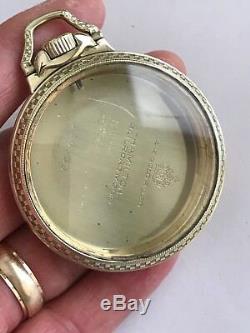 Scarce Hamilton Railroad 16S Model 3 Railroad Pocket Watch Case 14K Gold F