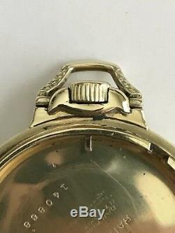 Scarce Hamilton Railroad 16S Model 3 Railroad Pocket Watch Case 14K Gold F