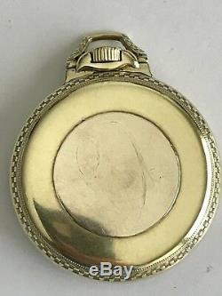 Scarce Hamilton Railroad 16S Model 3 Railroad Pocket Watch Case 14K Gold F