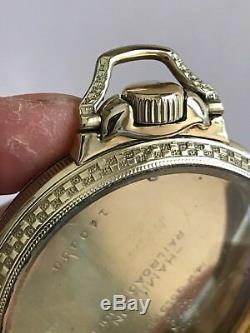 Scarce Hamilton Railroad 16S Model 3 Railroad Pocket Watch Case 14K Gold F