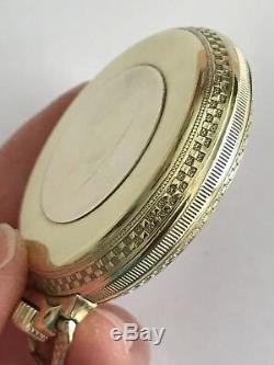 Scarce Hamilton Railroad 16S Model 3 Railroad Pocket Watch Case 14K Gold F