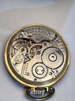 Scarce Running Hamilton 970 21 Jewel Adj. 16s Gold Filled Antique Pocket Watch