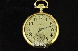 Scarce Vintage 16 Size Hamilton Pocket Watch Grade 960 From 1905 Keeping Time
